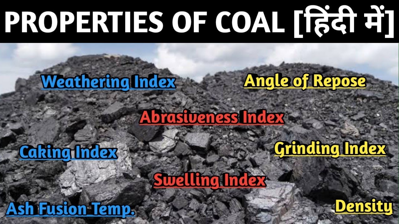 Properties of Coal | Physical properties of coal | what is coal properties? | Reactivity of coal |