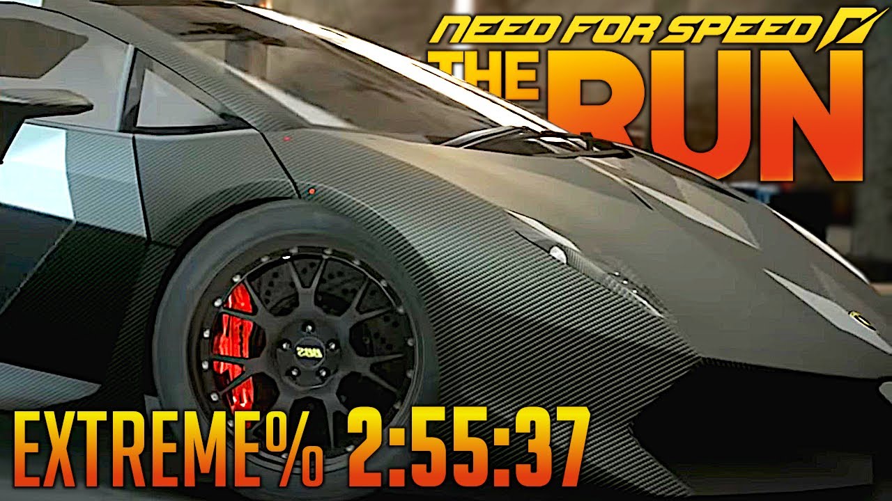 NFS The Run Extreme% 2:55:37 Former World Record