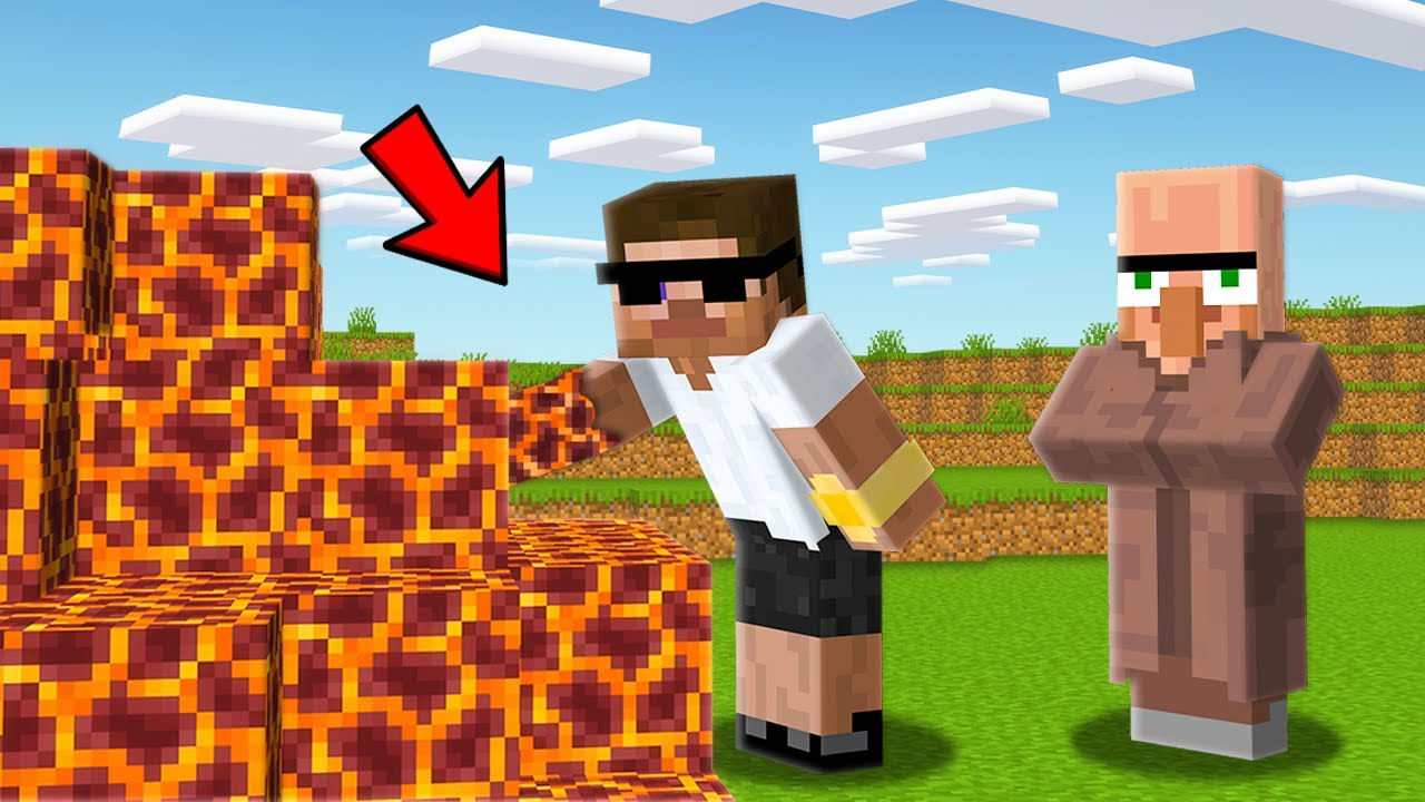 Minecraft But If we Touch a Block we Get Power...