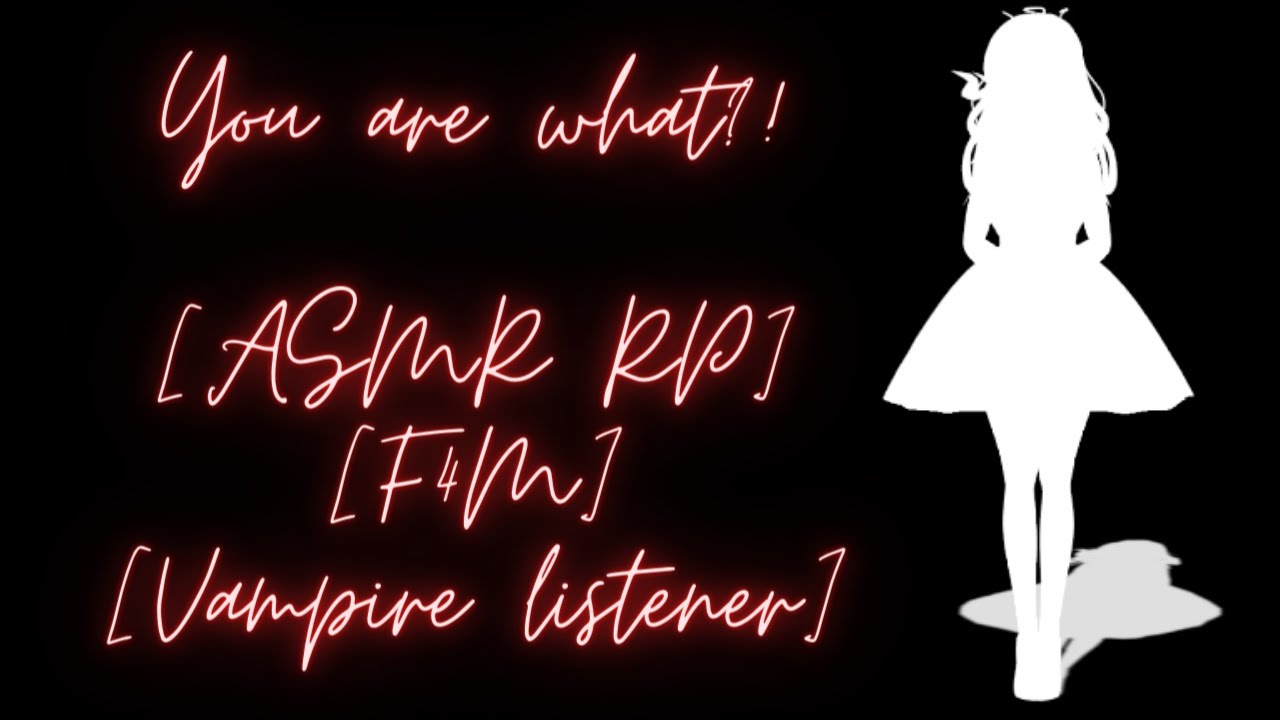 [ASMR RP |F4M] YOU are a Vampire and ask me to give you my blood after taking me to your home...