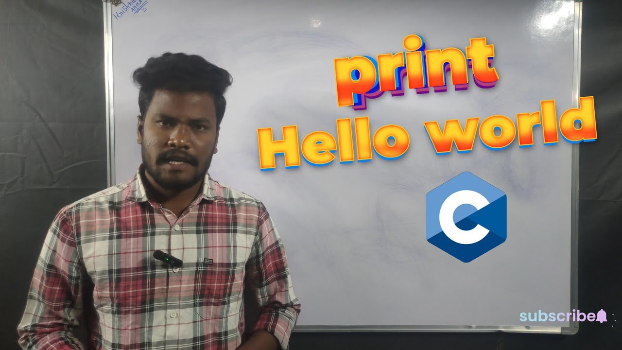 Print hello world in c language | print hello world | #clanguage #clanguageintelugu