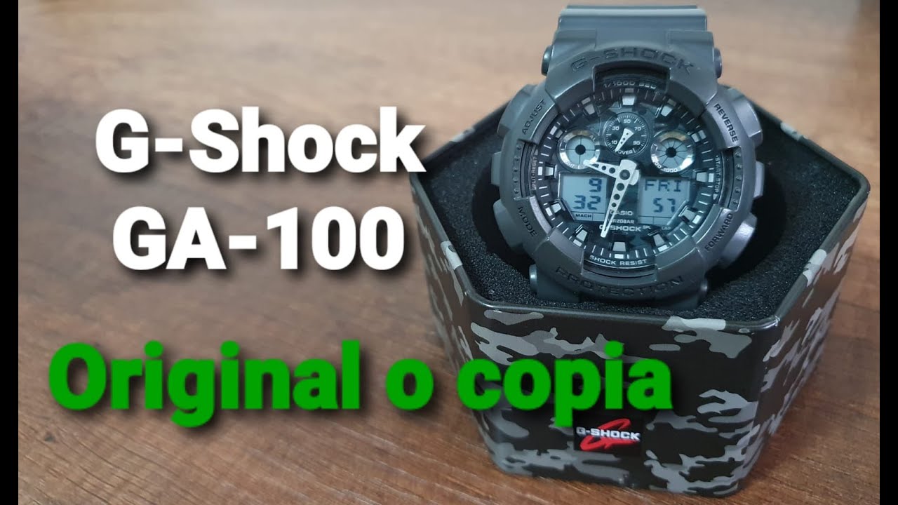 G-Shock GA 100  original o fake.