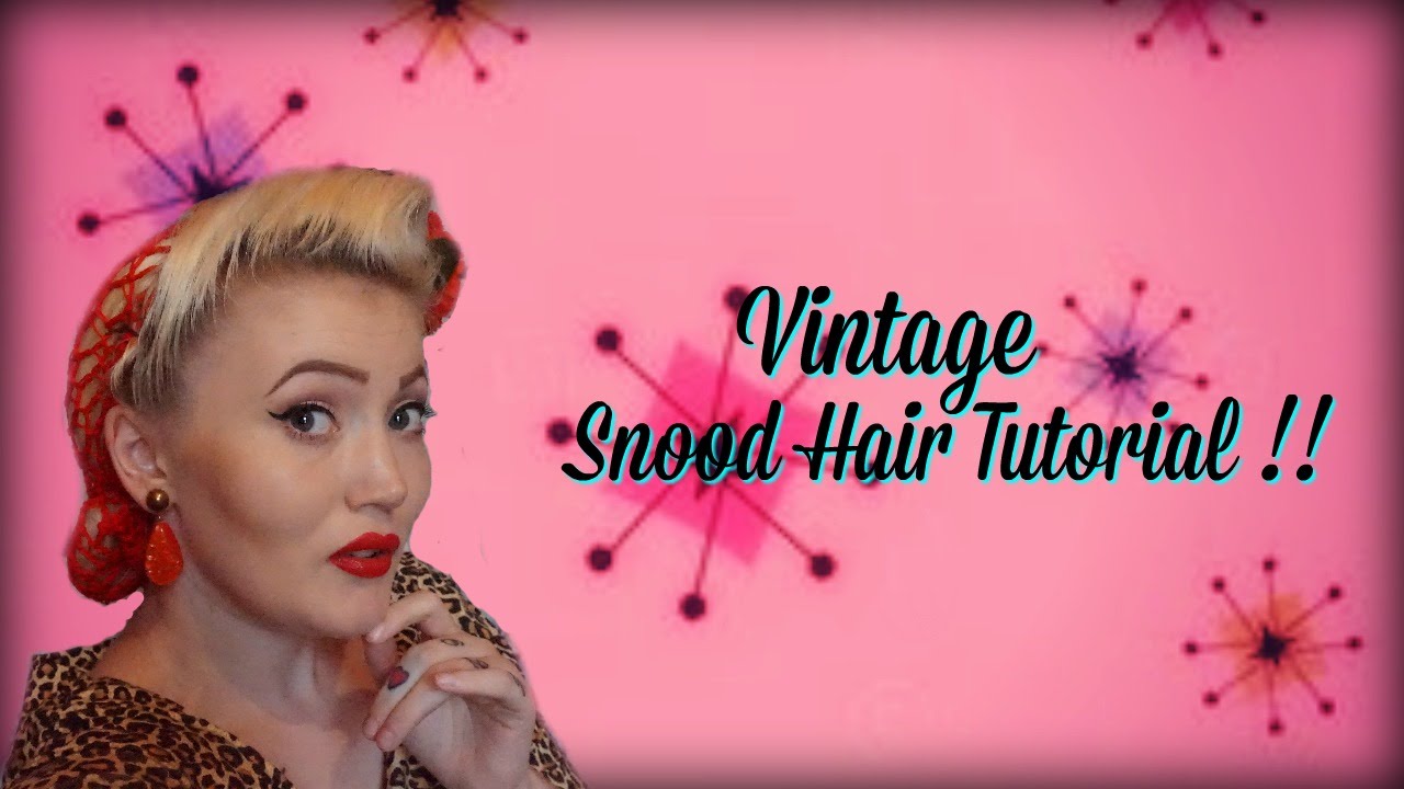 Vintage Snood Pin-up Hair Tutorial