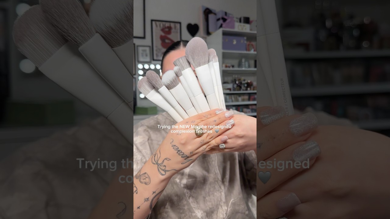 I finally got my hands on the NEW @MorpheOfficial brushes #makeupbrushes #makeup