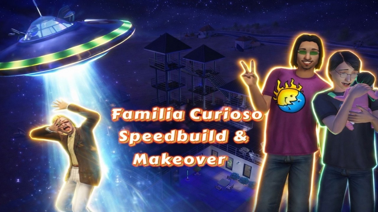 Reformando la Casa Alien de la Familia Curioso 👽 | Los Sims 2 Speedbuild