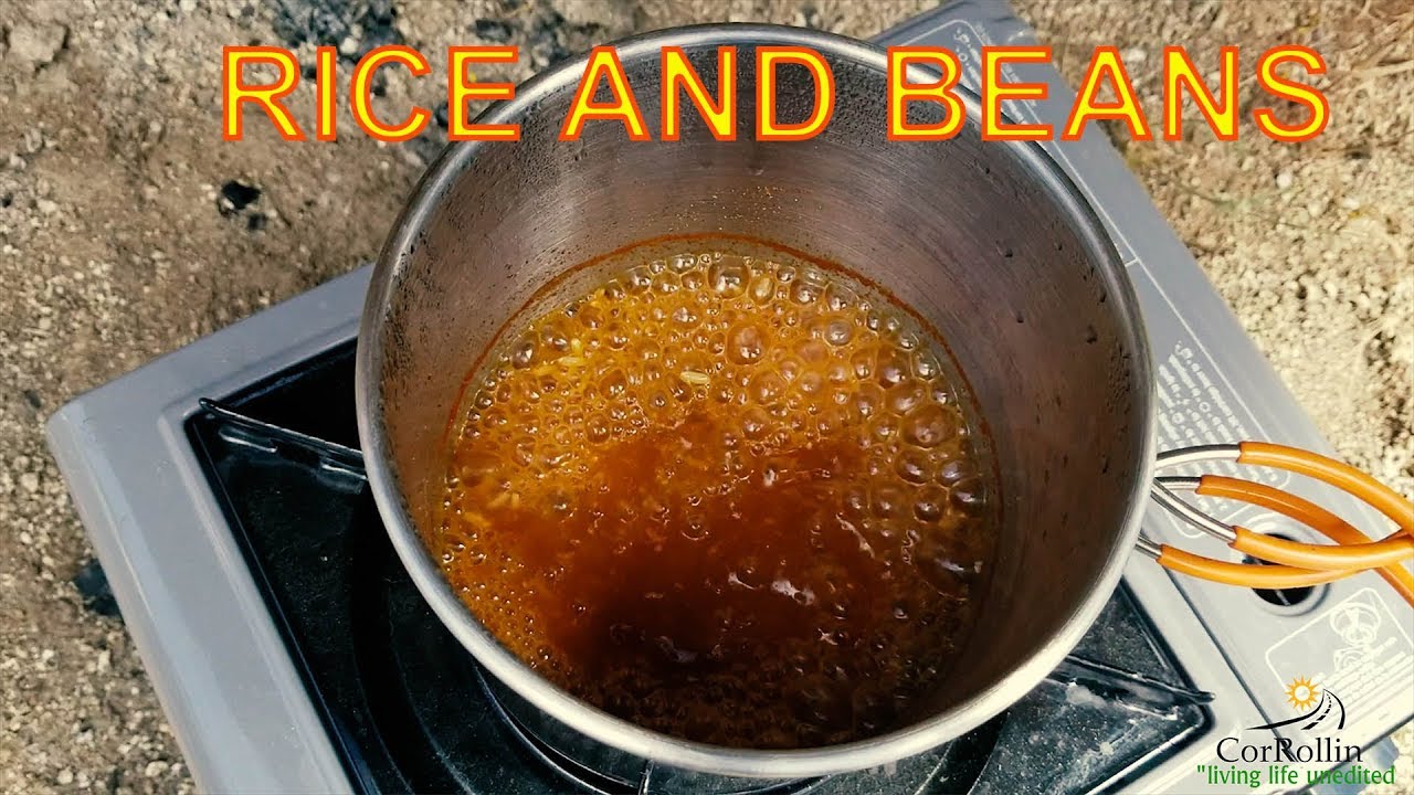 Survival rice and beans!