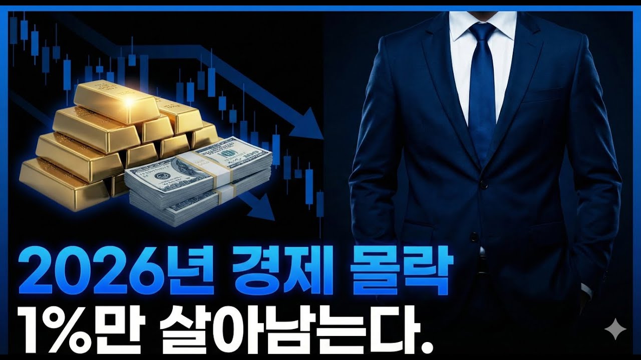 2026년 경제 몰락, 1%만 살아남습니다. (이걸 대비하세요)