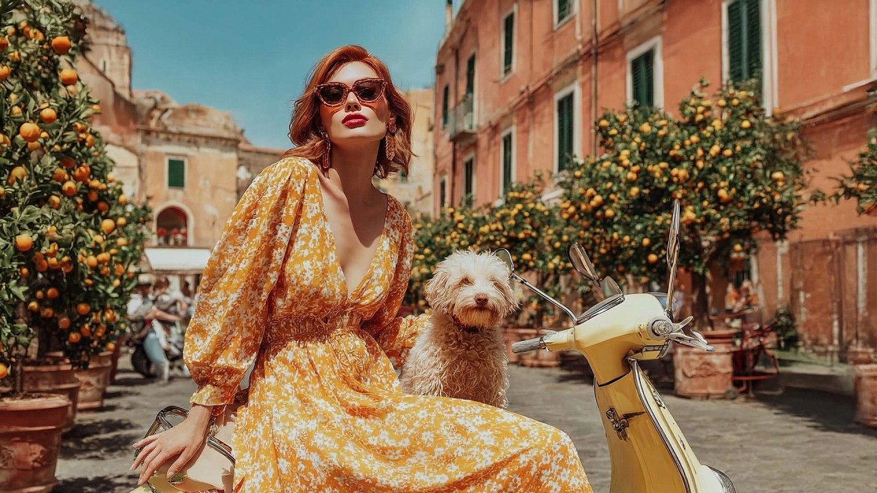 Mediterranean Love Nights ❤️ A 1960s Italian Romantic Song | Riviera Vintage Romance (Music Video)