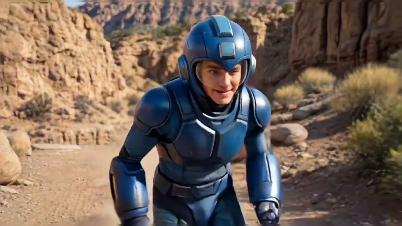 Mega Man Movie - Gutsman Teaser Trailer - Grok AI