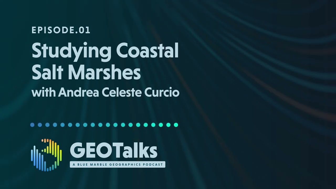 Studying Coastal Salt Marshes using Drones with Andrea Celeste Curcio | GEOTalks Ep. 1