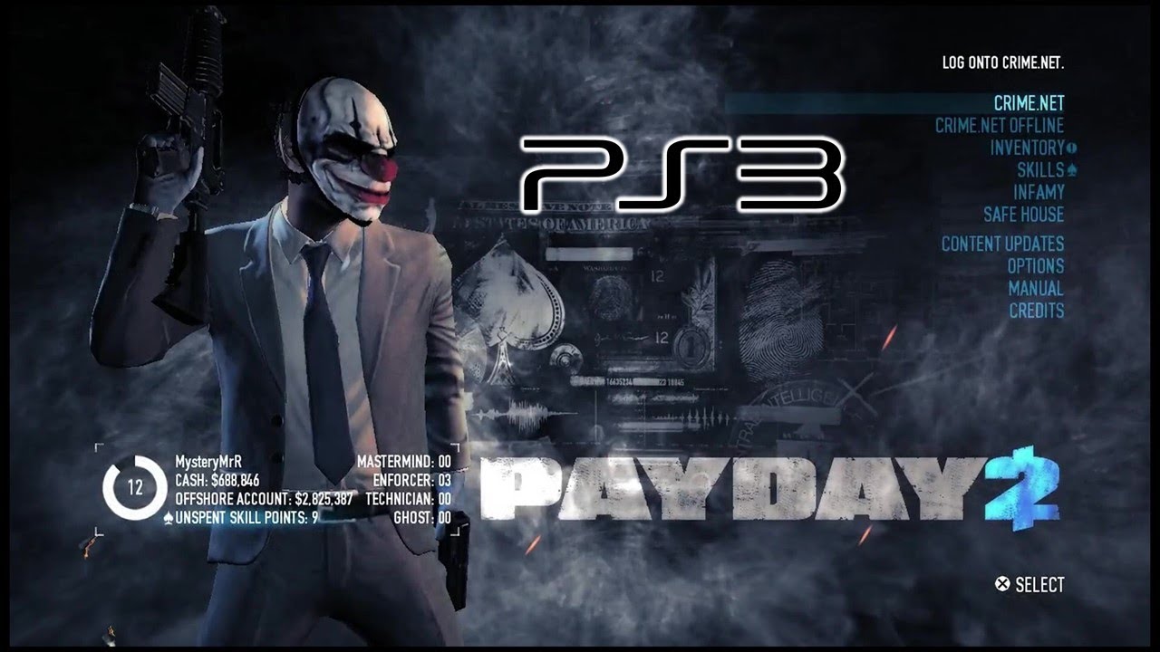 Payday 2 PS3 In 2021