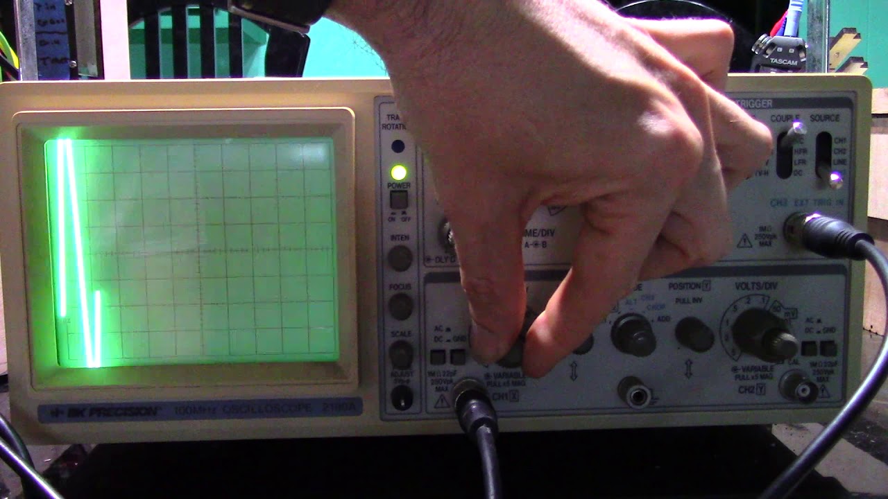 How to setup an old oscilloscope for use with eurorack