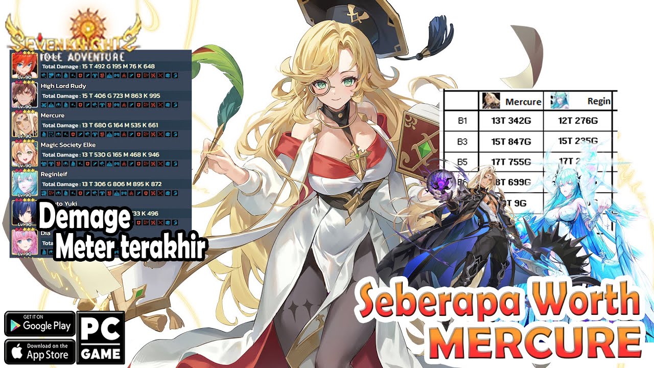 Seberapa WORTH Mercure VS Reginleif buat di Pull dari Demage Meter Terakhir | Seven Knights Idle