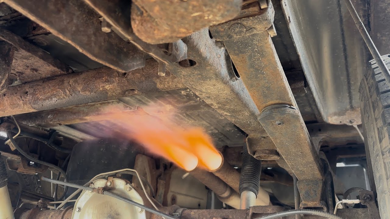 MSD 2 Step on Garys Silverado, Learning How to Shoot Flames