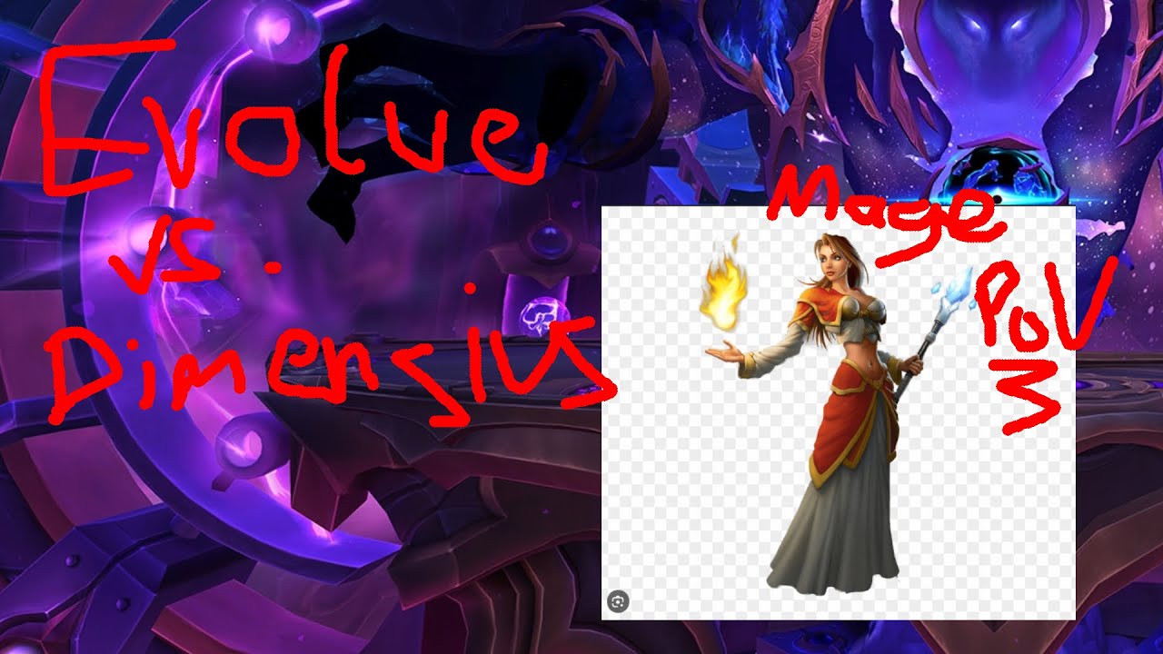 Mythic Dimensius Arcane Mage POV - Evolve