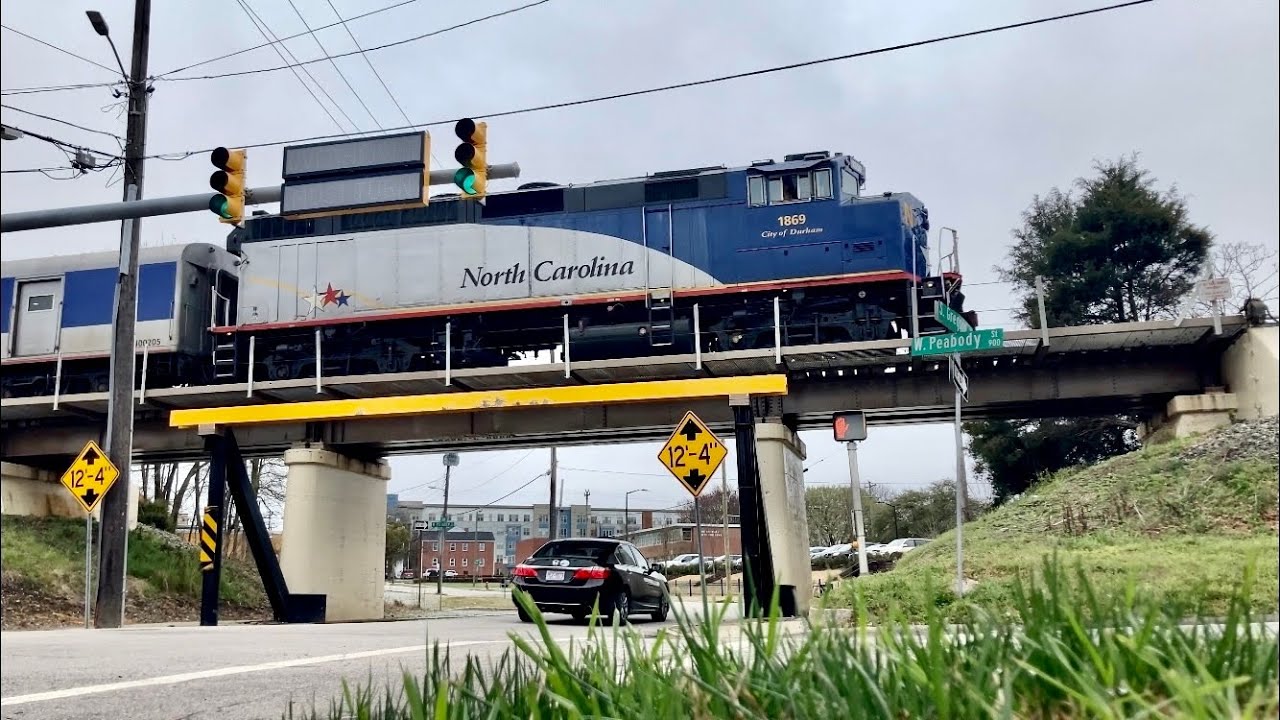 Amtrak Piedmont 75 on the 11foot8+8 Bridge in Durham, NC