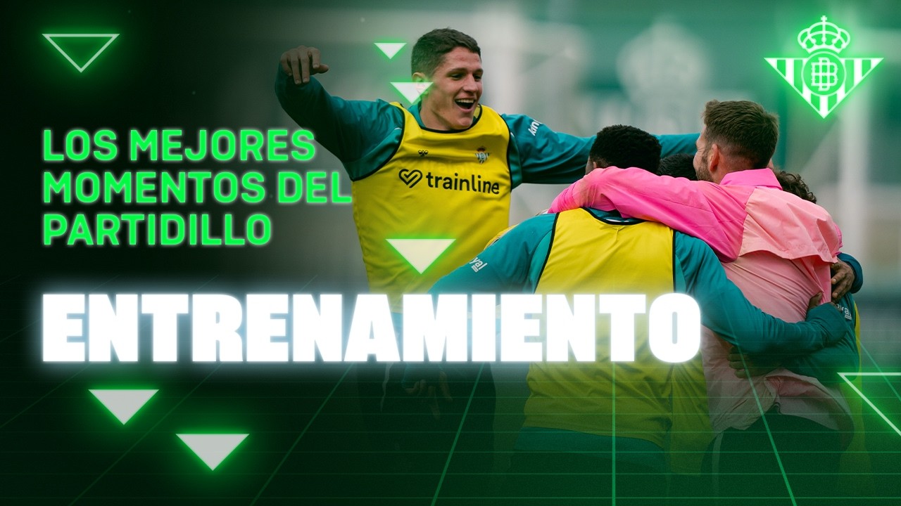 A veces, los partidillos de deciden por pequeños detalles 😉💫 | ENTRENAMIENTO | Real BETIS Balompié