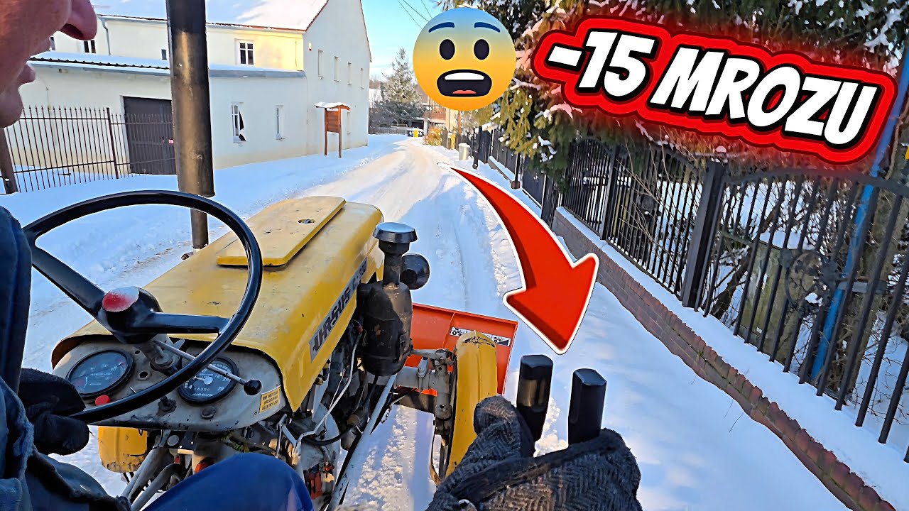 Снегоуборочная машина и C 330 и снег и мороз -15