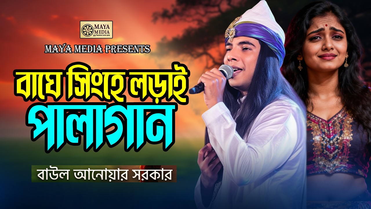 আজব বন্ধনা ও বাঘে সিংহে লড়াই | পালা গান | বাউল আনোয়ার সরকার | Ajab Bandona Pala Gaan