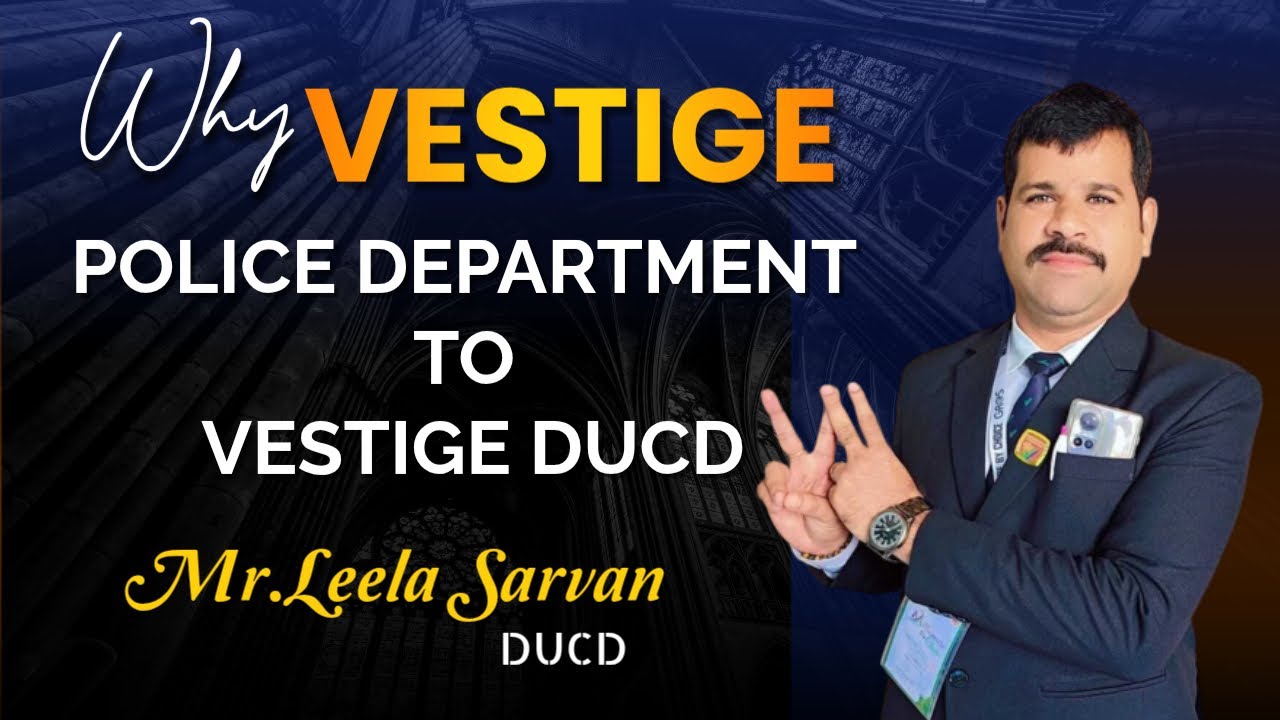 Why Vestige by Leela Sarvan | DUCD #Vestige #vestigefamily