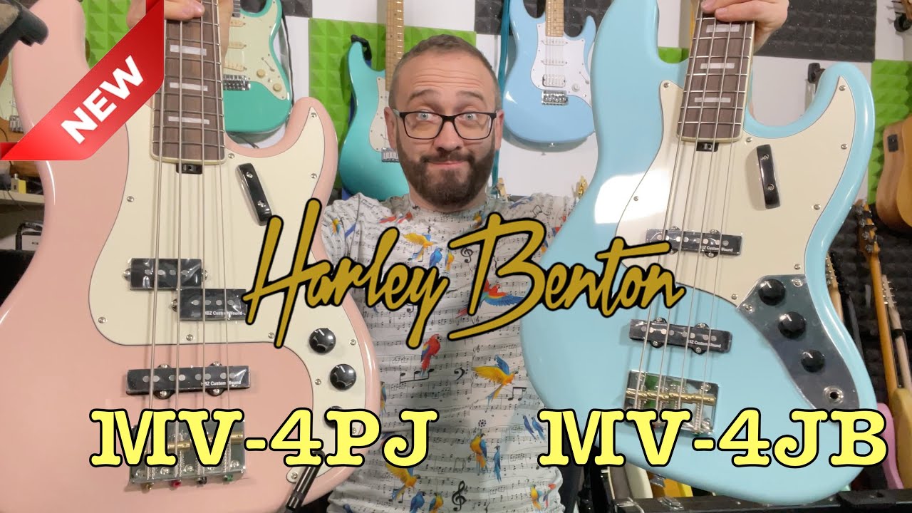 Harley Benton MV-4PJ & MV-JB Nowe fantastyczne basy od Thomann!