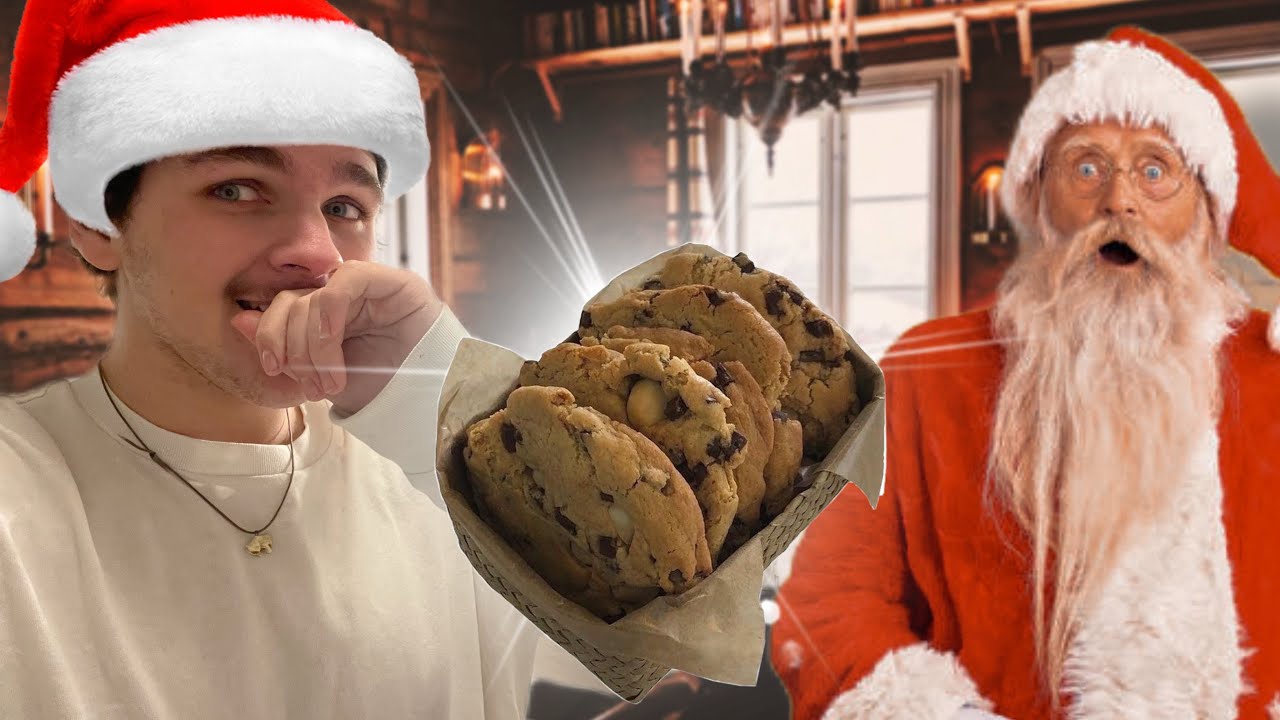 Le PÈRE NOËL mange mes COOKIES(bonne année)