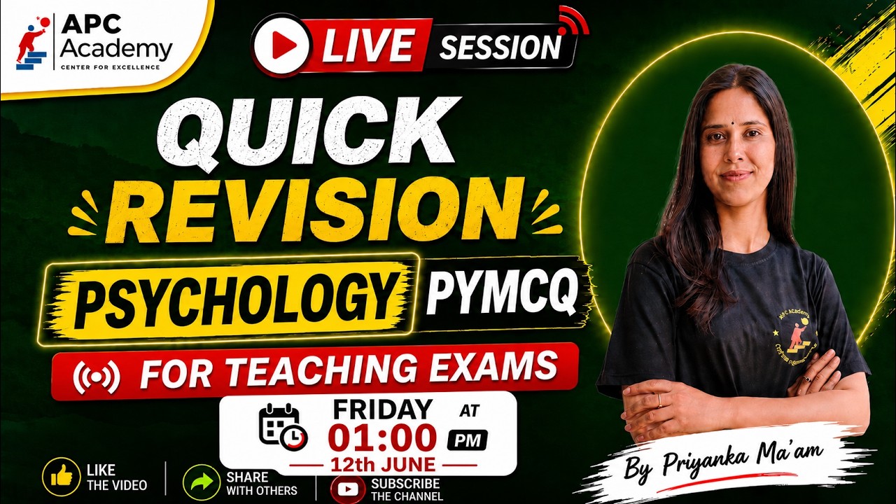PSYCHOLOGY (Part 2) Most Important Questions + PYQ for HP TET 2026 #hptetpymcq #psychology_mcq