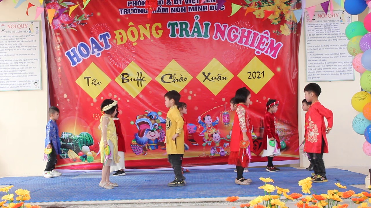 Múa “ Xúc xắc xúc xẻ” các bé lớp 5-6 tuổi A9. Trường MN Minh Đức