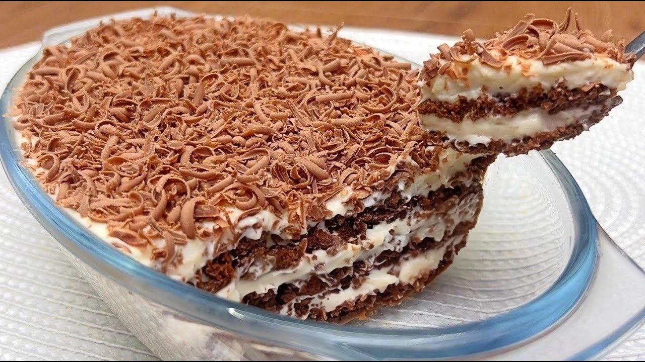 Домашний десерт за 5 минут! Все ищут этот рецепт! Просто, быстро и вкусно!