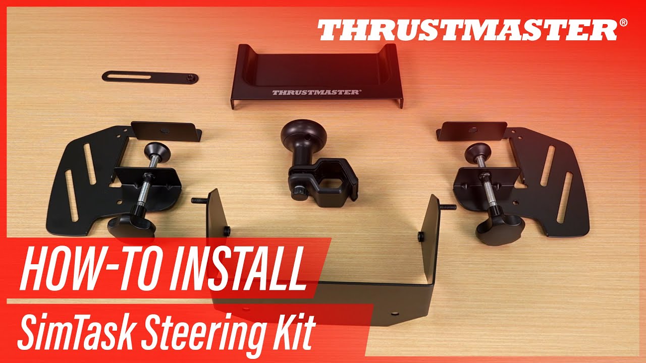 How to install your SimTask Steering Kit? (with a T128 and a T248) | Thrustmaster