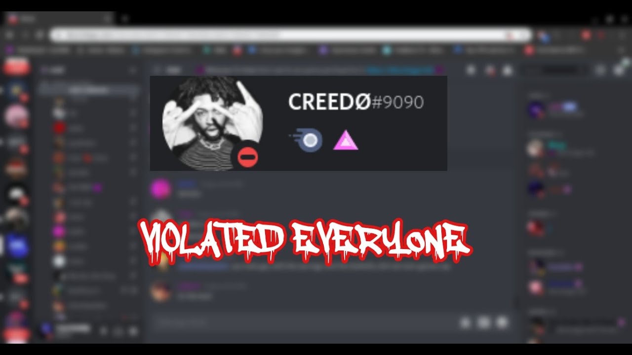 CREEDO VS Everyone ! [Discord Packing] (Void Server)