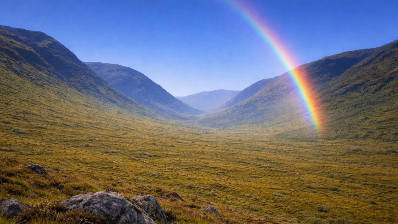 Rainbow across the Highlands | Calm Scottish Music for Relaxation