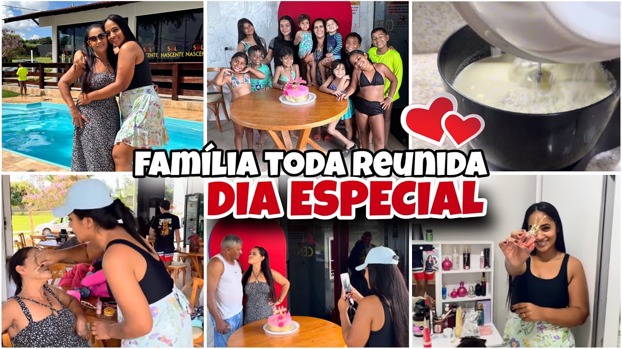 FIZEMOS UMA FESTA DE ANIVERSÁRIO PARA MINHA MÃE / FOI EMOCIONANTE 😭🥹