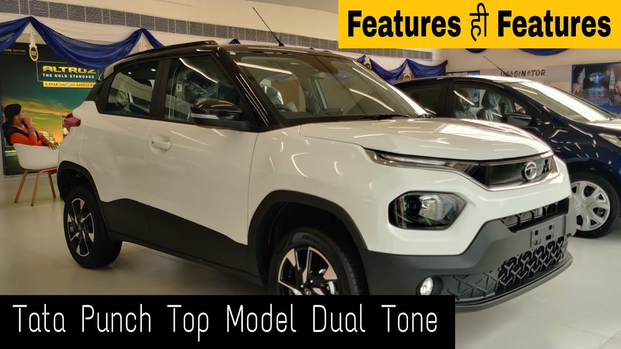 Tata Punch 2022 Top Model Creative Dual Tone | Black and White | On Road Price