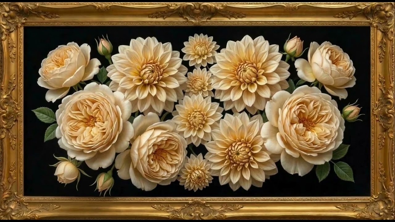 Calming Vintage Art – Perfect TV Wallpaper
