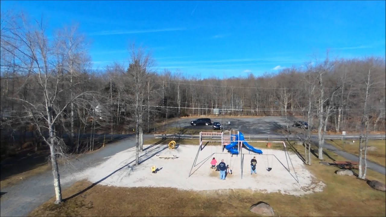Drone Video In the Poconos Beach 4 Arrowhead Lake