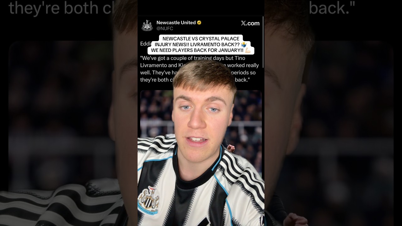 Новости о травмах в матче «Ньюкасл» против «Кристал Пэлас»!! 