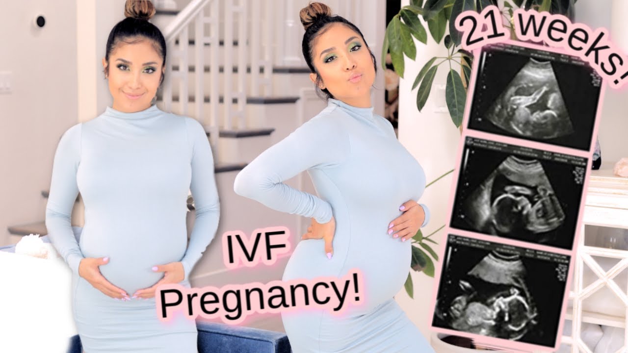 21 Week IVF BUMPdate! Weird Cravings, Body Changes, and Belly Shot