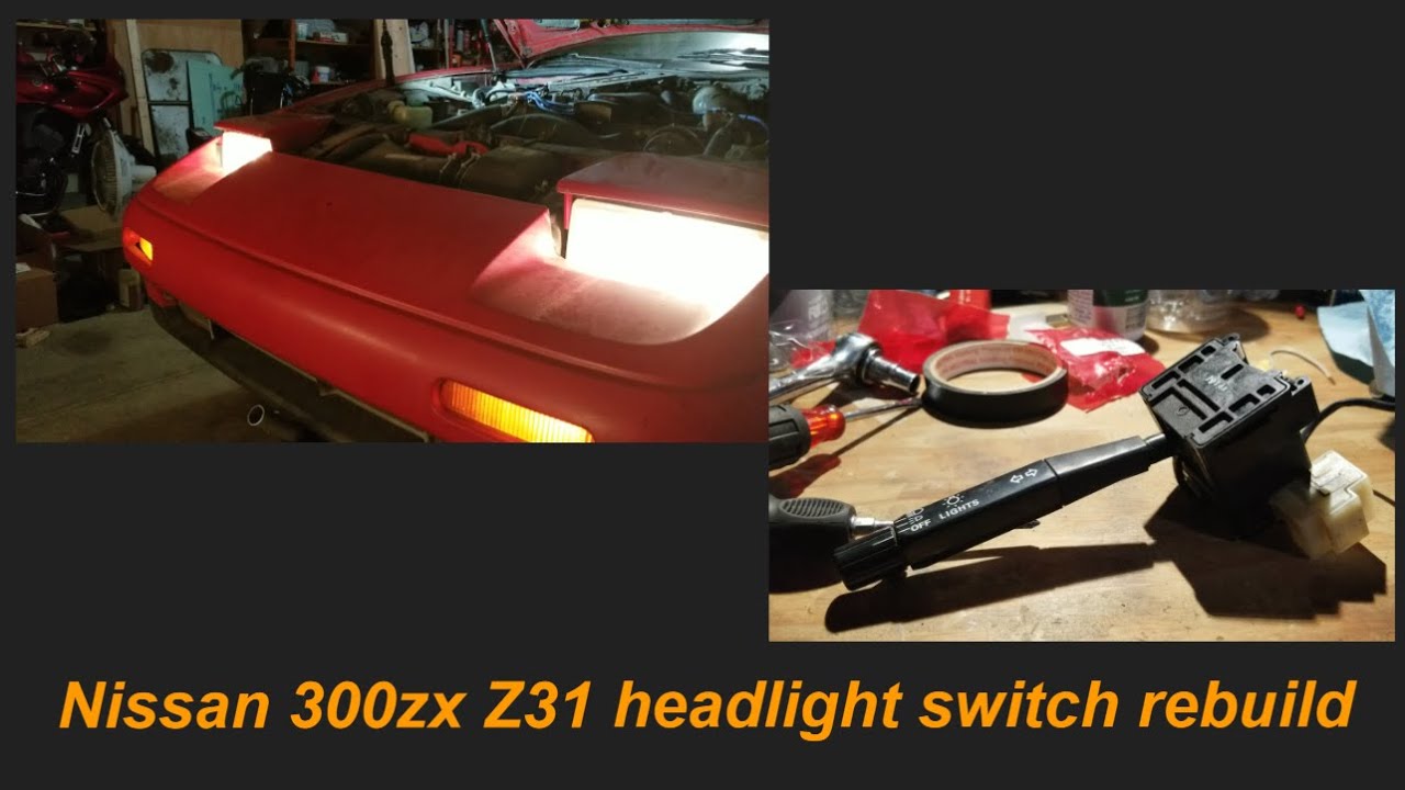 NO HEADLIGHT ON A NISSAN - 1988 Nissan 300zx Z31 headlight switch rebuild