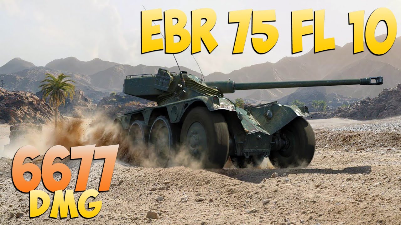 EBR 75 FL 10 - 3 Kills 6.6K DMG - Обида! - Мир Танков