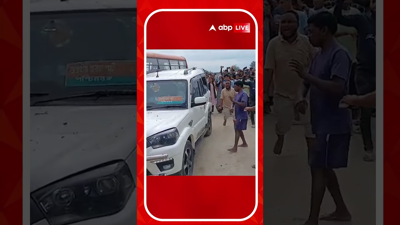 নাগরাকাটায় ধুন্ধুমার ।  শঙ্কর ঘোষের গাড়ি ভাঙচুর । মাথা ফাটল বিজেপি সাংসদ খগেন মুর্মুর