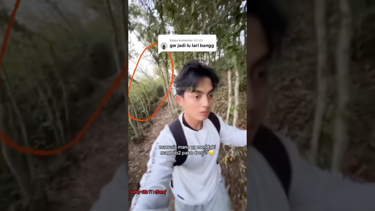 MANA JELAS BANGET😰DIA NGIKUTIN SAMPEK ATAS😱#trending #shorts #horror #hantu #setan #pendaki #jin