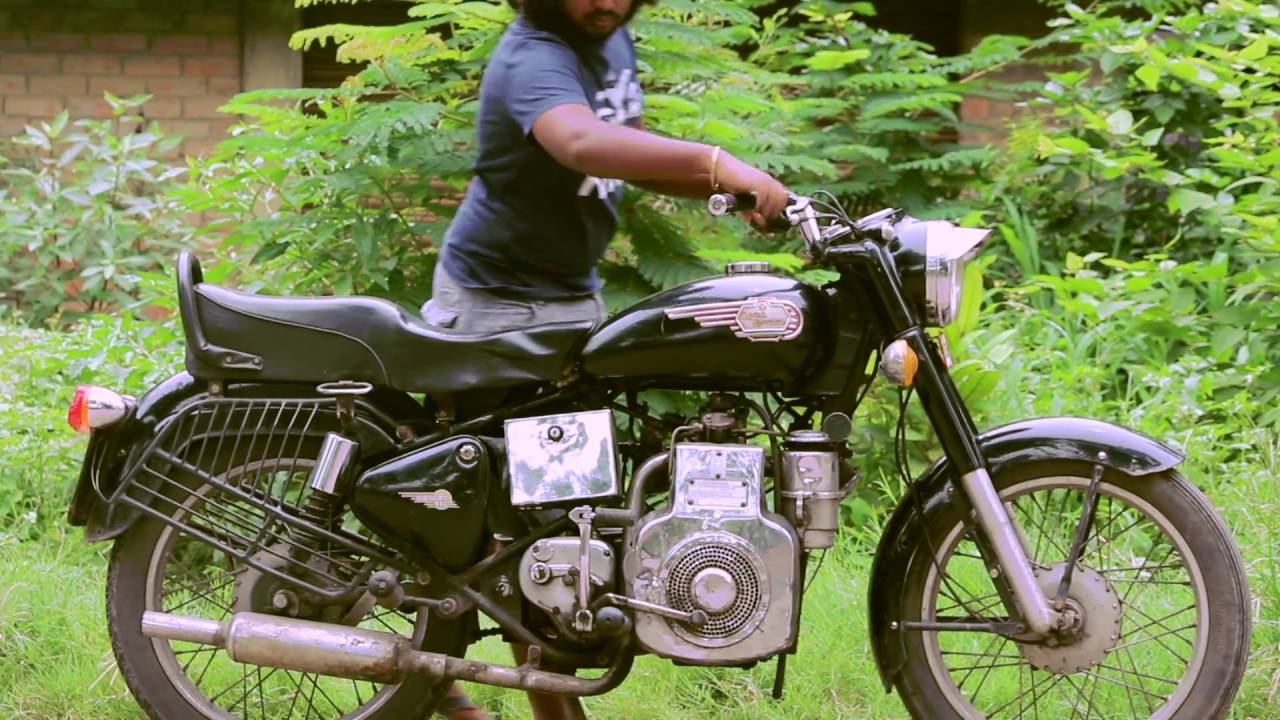 Royal Enfield - DIESEL Bullet - 1968 - Single Kick Start & Sound