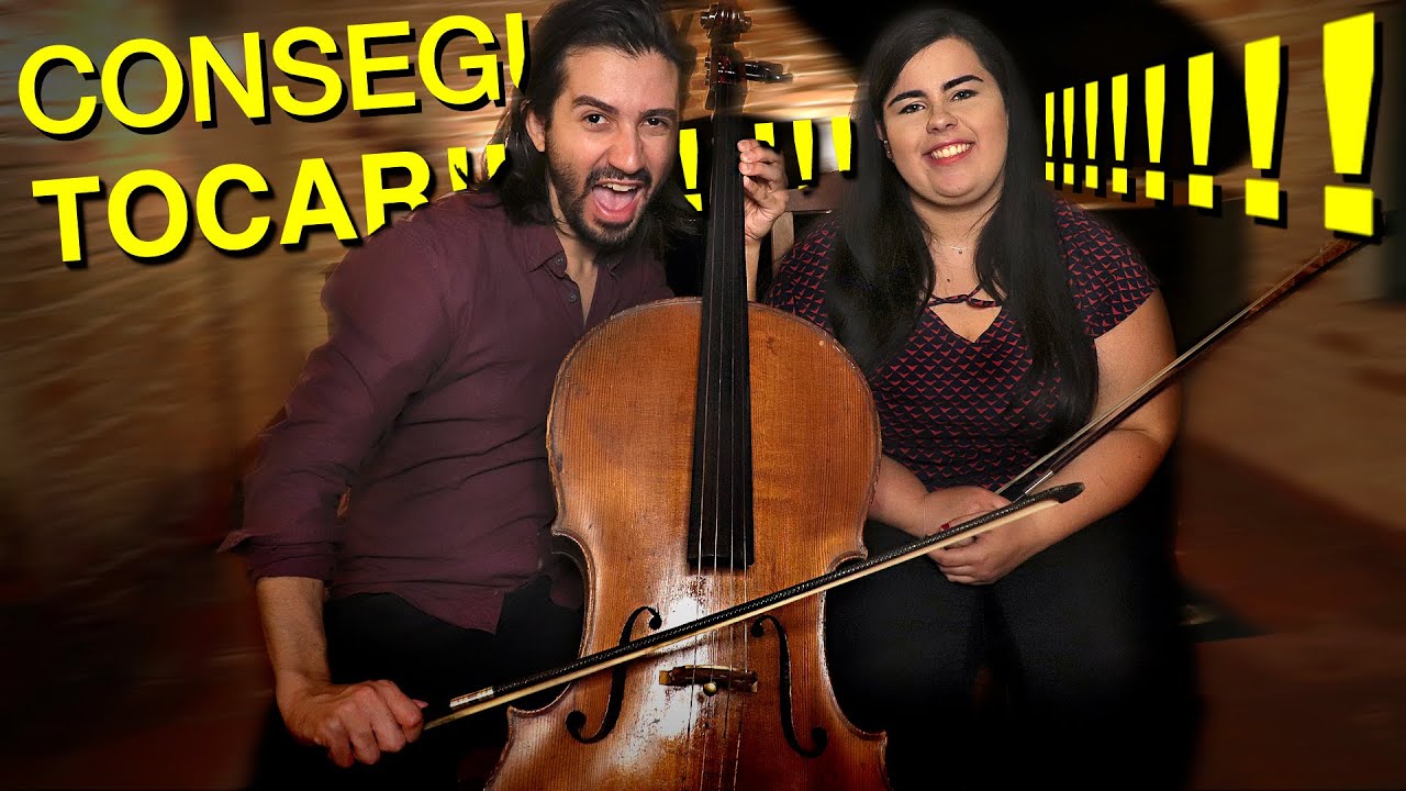 Minha 1ª Aula de: VIOLONCELO - Franz Ventura