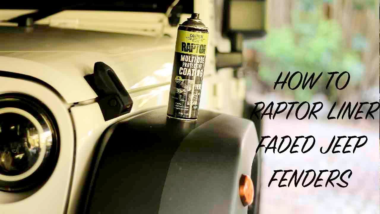 Как покрыть выцветшие крылья JEEP пленкой RAPTOR