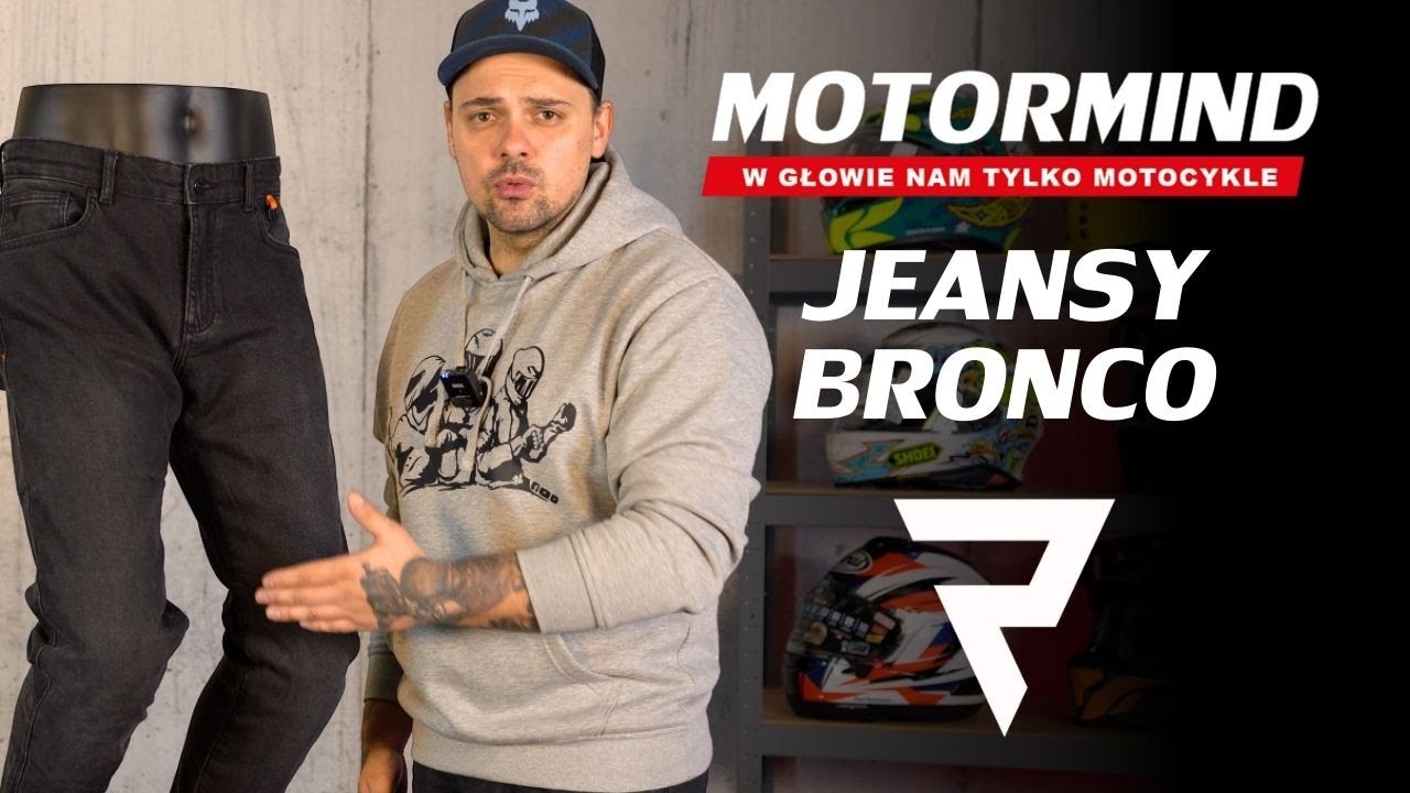 Rebelhorn Bronco - jednowarstwowe jeansy motocyklowe.