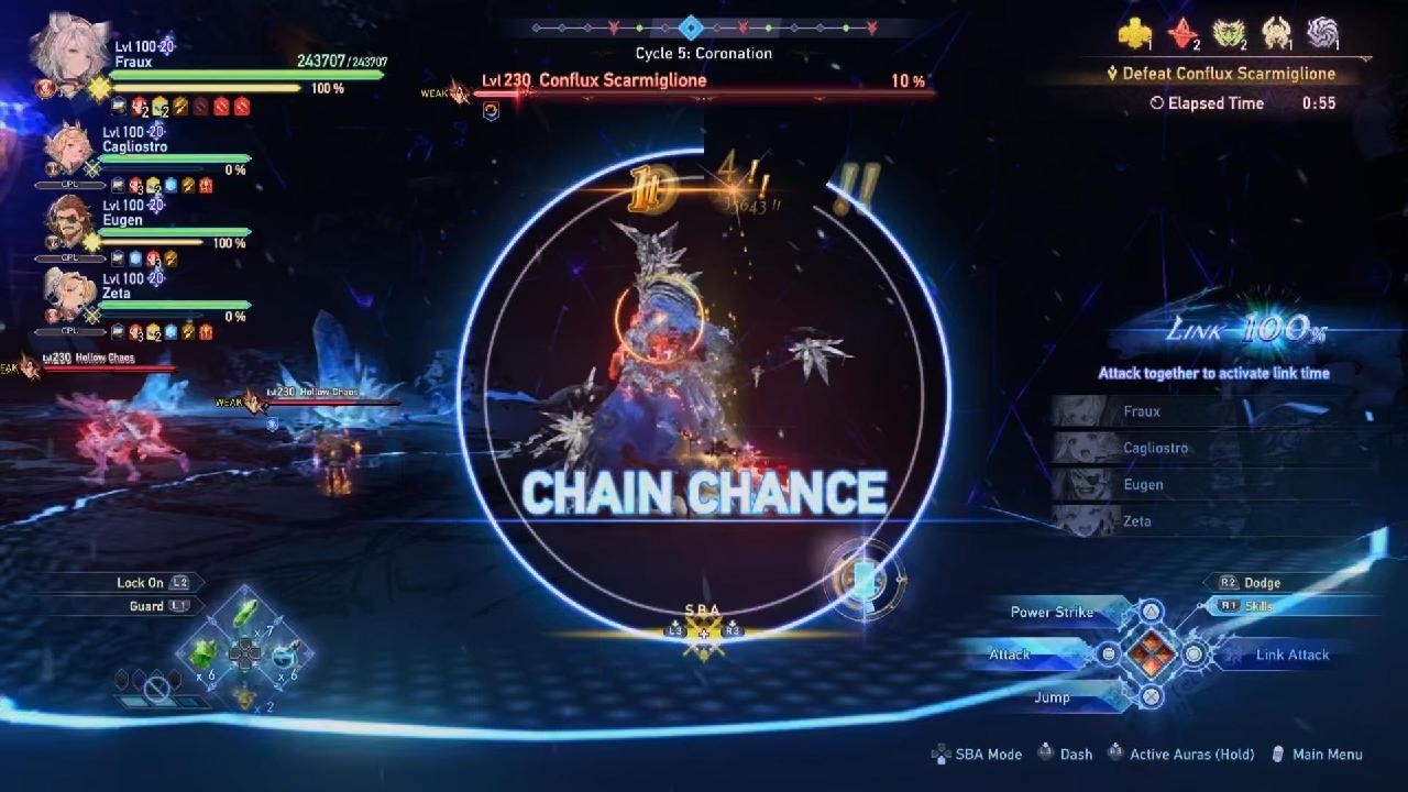 Granblue Fantasy: Relink - Fraux primal burst