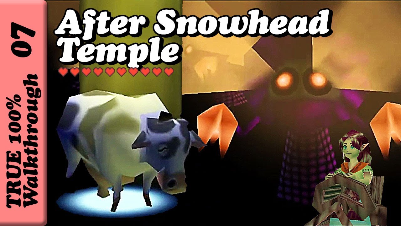 Fighting Aliens and Stal Monsters After Snowhead Walkthrough TRUE 100% | Zelda Majora's Mask | MM