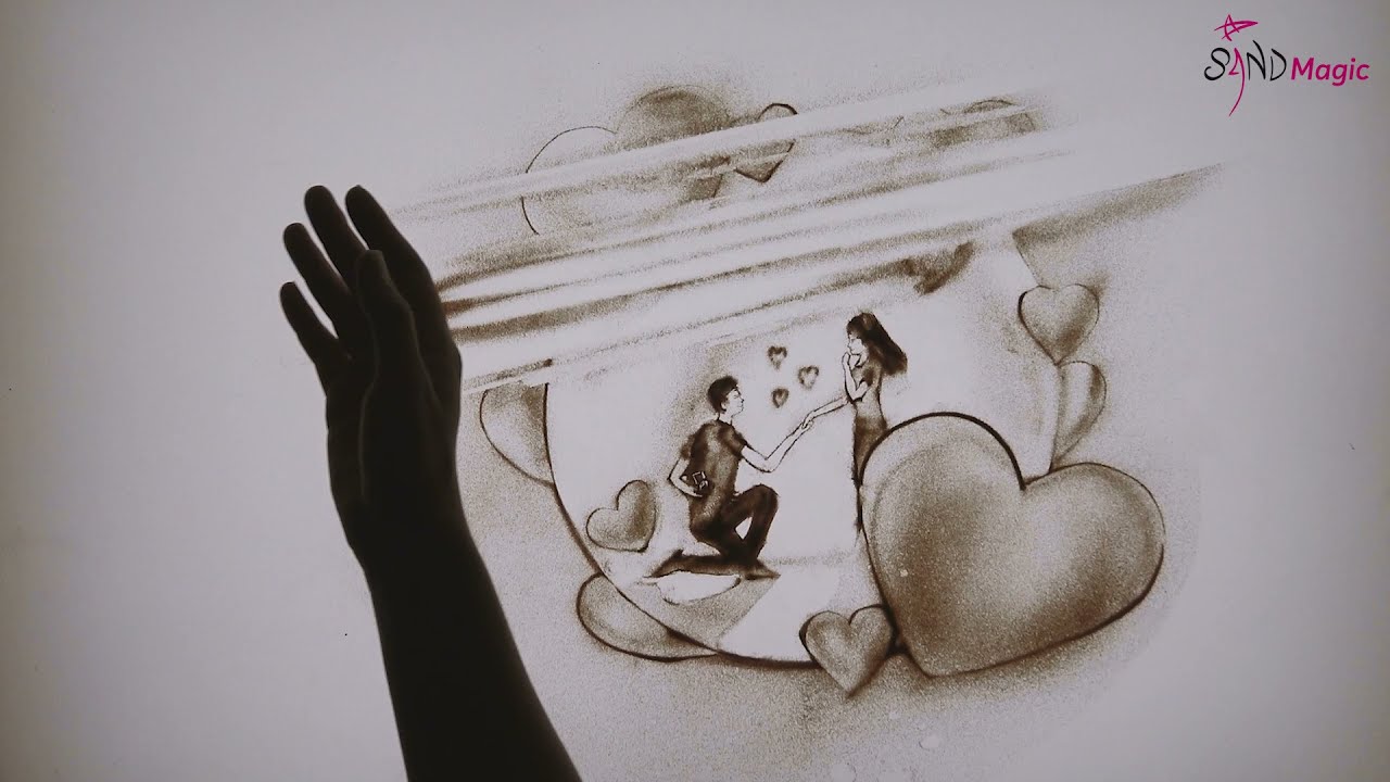 Hochzeit Sand Art Video / Sandmalerei Video - Wedding Sand Art Video