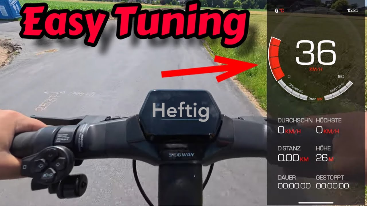 Escooter schneller machen - Segway ZT3 / G3 / F3 Tuning